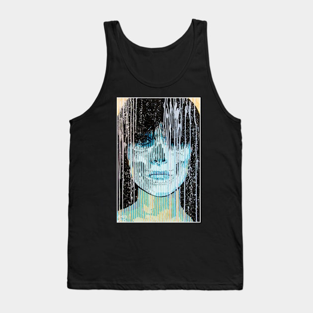 The Line Begins To Blur Tank Top by Bobby Zeik Art